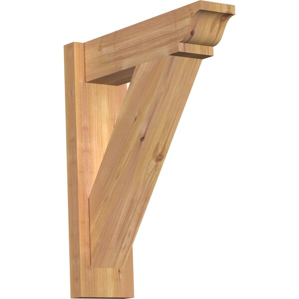 Ekena Millwork Traditional Smooth Traditional Outlooker, Western Red Cedar, 5 1/2"W x 18"D x 22"H OUT06X18X22TRA01SWR - main